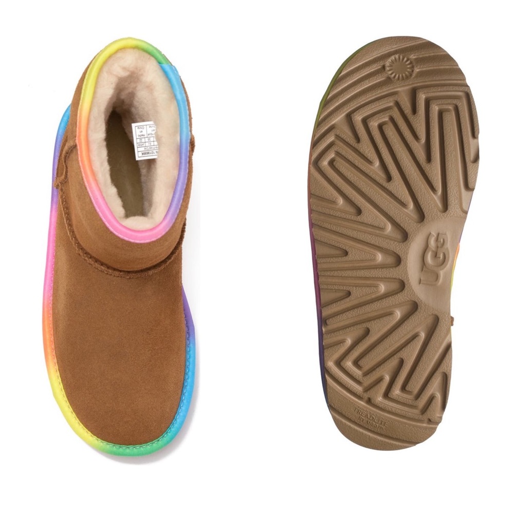 UGG® Rainbow Genuine Shearling Lined Boot - Picture 9 of 9